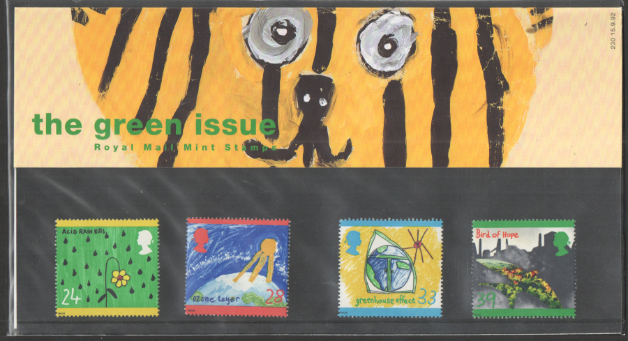 (image for) 1992 The Green Issue Royal Mail Presentation Pack 230